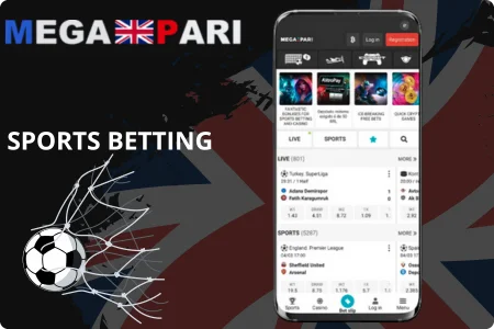 Sports Betting in Megapari APK